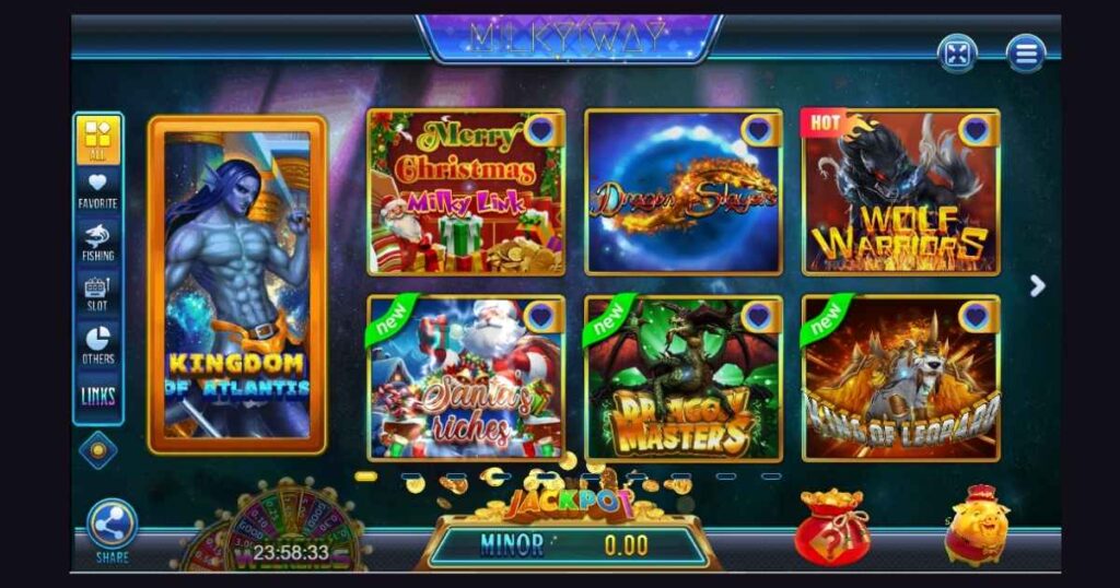 milky way app lobby